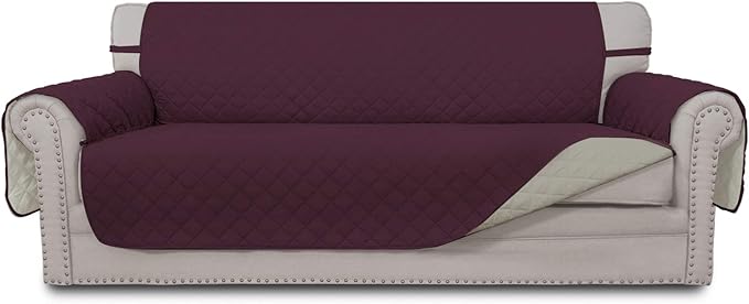 Easy-Going 4 Seater Sofa Slipcover Reversible Sofa Cover Water Resistant Couch by Easy-Going