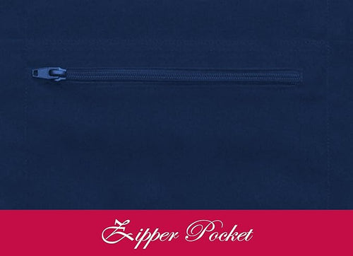 7 Pockets Server Aprons with Zipper Pocket - Image 2