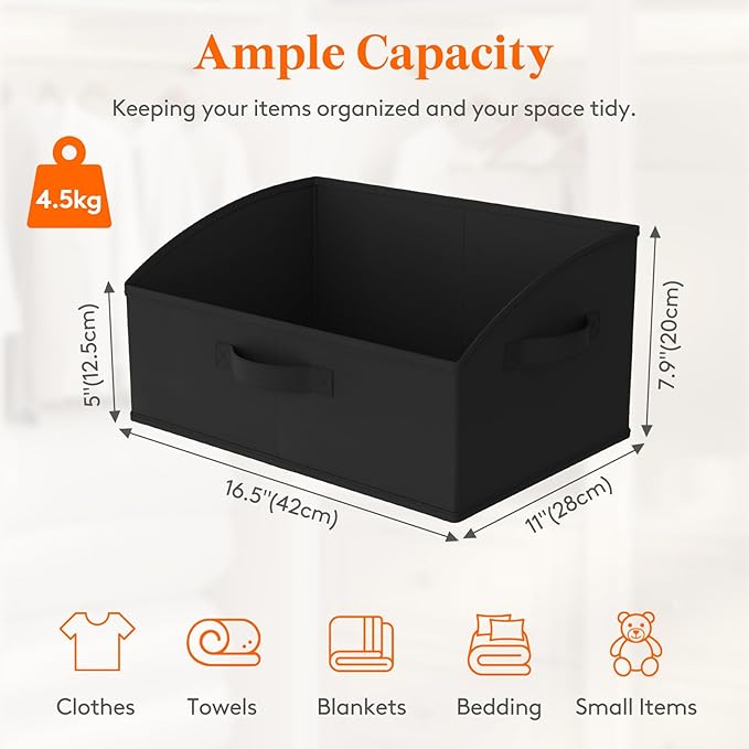 Lifewit Trapezoid Closet Storage Bins