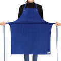 ROTANET Stripe Stretch Apron for Men Women Chef Big and Tall Large Striped by ROTANET