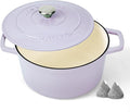 Ciwete Enameled Cast Iron Dutch Oven – 6 Quart Pot by Ciwete