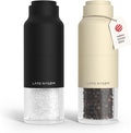 LARS NYSØM Salt and Pepper Grinder Set, Stainless Steel Manual Salt and Pepper by LN