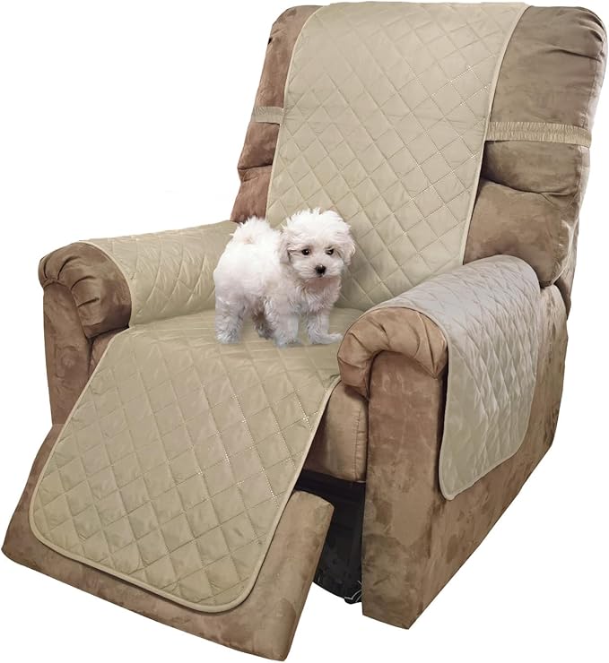 U-NICE HOME Recliner Chair Covers Reversible Quilted Water Repellent Pet by U-NICEHOME