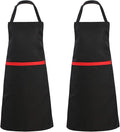 Tosewever 2 Pack Adjustable Bib Apron by Tosewever