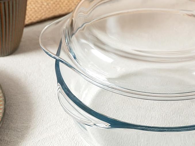 Ums 2.2 Quart Glass Casserole Dish - Image 5