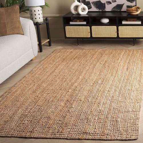SAFAVIEH Natural Fiber Jute Area Rug 5'x8', Coastal Natural NF730C