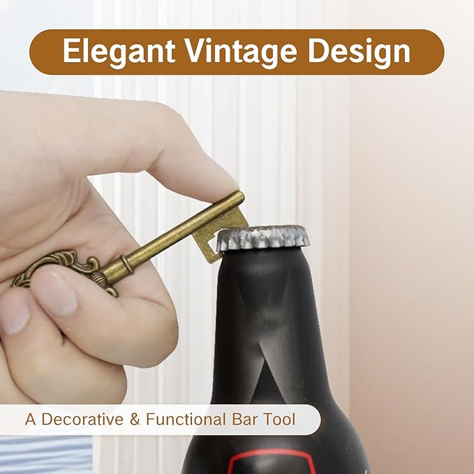 Vintage Key Bottle Opener for Bar Antique Style Beer Wine Openers Traditional - Image 6