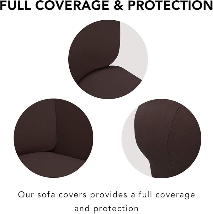 PureFit Super Stretch Sofa Slipcover – Spandex Non Slip Soft Couch Sofa Cover - Image 3
