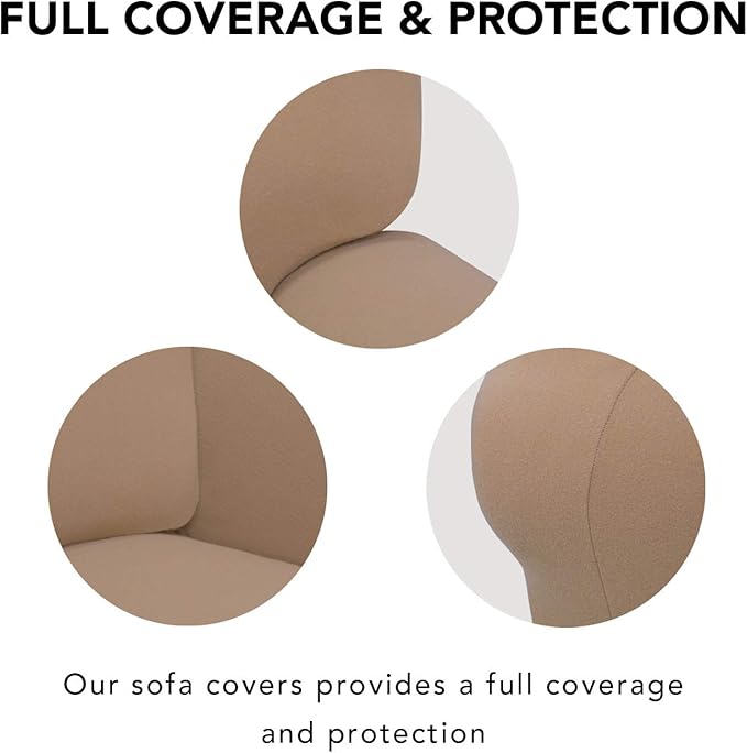 PureFit Super Stretch Chair Sofa Slipcover – Spandex Non Slip Soft Couch Sofa - Image 3
