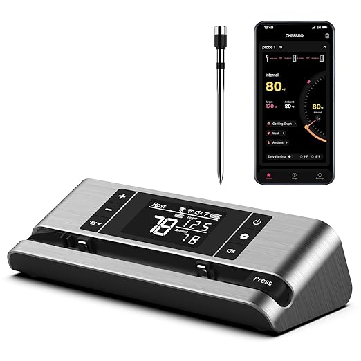Wireless Smart Meat Thermometer by Dewjom