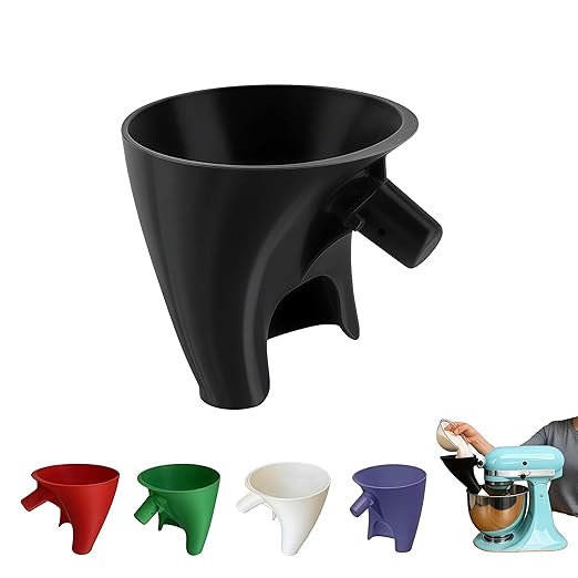 Flour Funnel for KitchenAid Mixer 5 Qt, Anti-Splash Attachment for Tilt-Head by LWOGDFlourFunnelforKitchenAidMixer