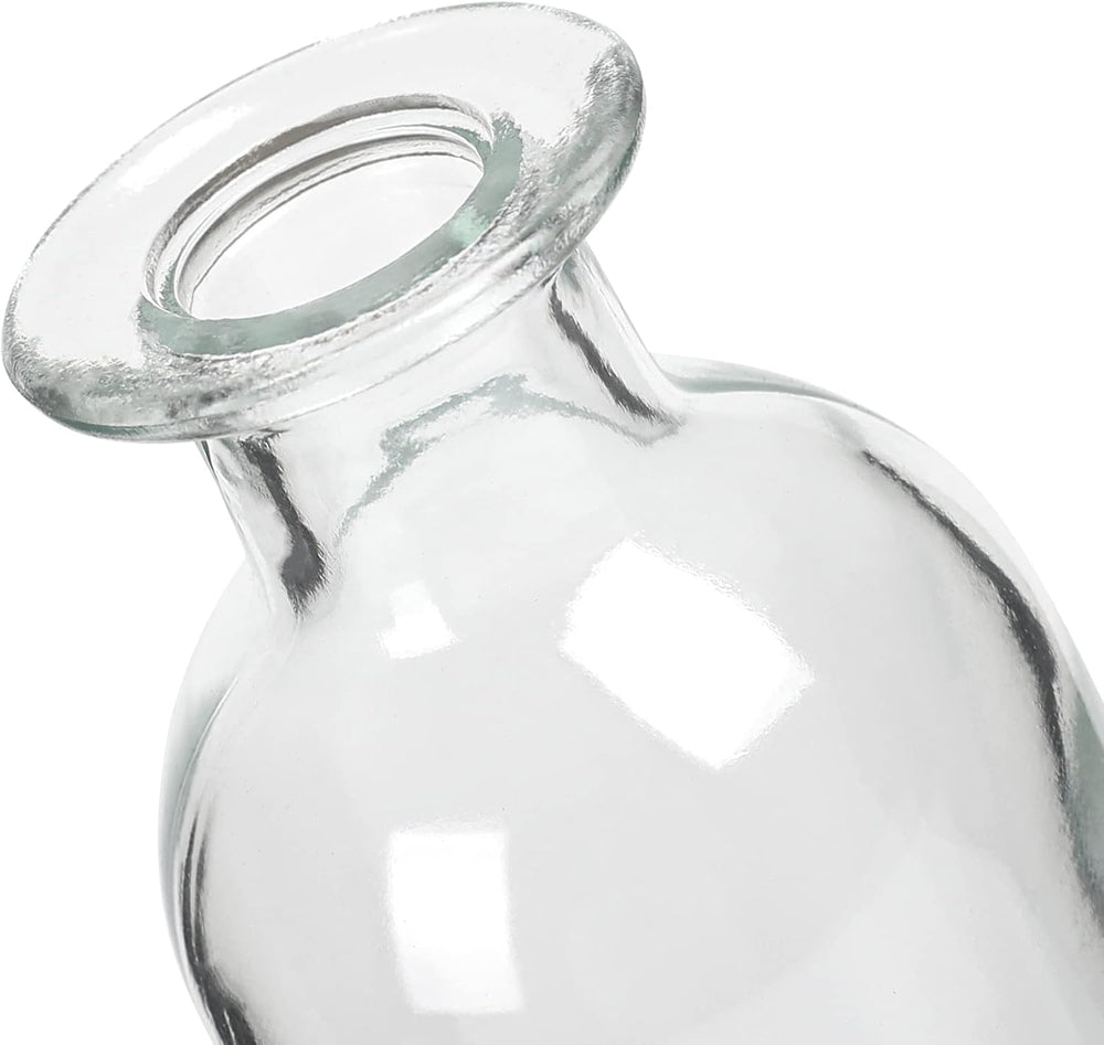 Clear Glass Bud Vase, 20 Pack 8 Oz Living Bud Vases, Small Vases for Flowers,...