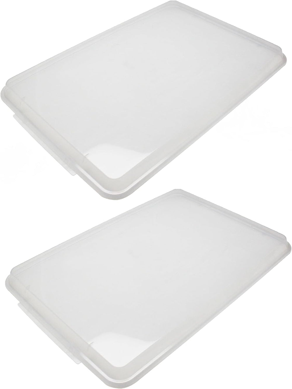TrueCraftware- Full Size Polypropylene Sheet Pan Cover Clear Color Set of 2-