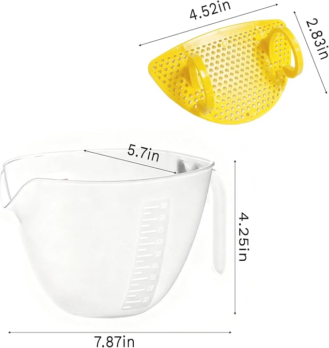 Rice Strainer, Vegetable Washer, Rice Washer - Image 2