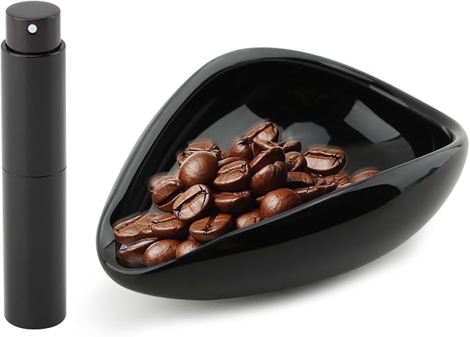 Coffee Bea n Dosing Cup and Spray Bottle Set, Ceramic Espresso Accessories Kit - Image 8
