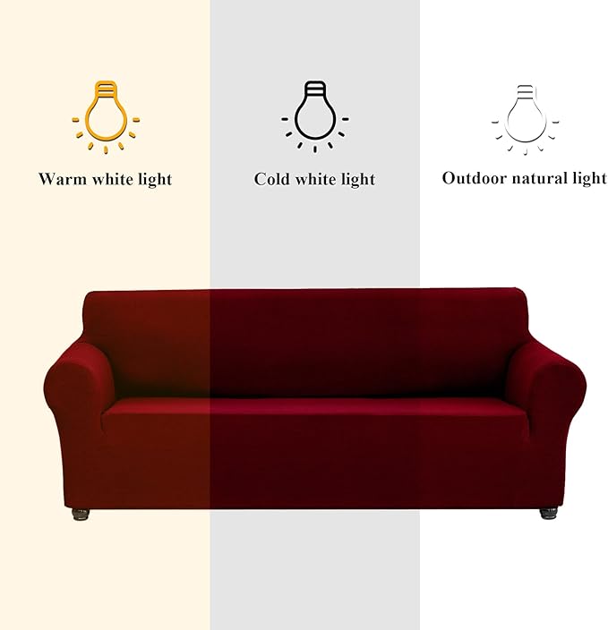 Joccun Christmas Stretch Chair Couch Cover, 1-Piece Sofa Slipcover Spandex - Image 3