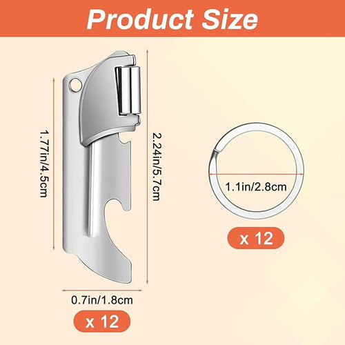 12 Pieces Military Style Can Openers - Image 2