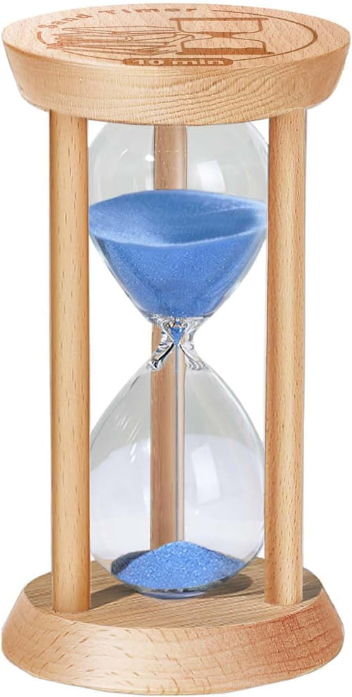 5 Minute Sand Timer, 5 Min Wooden Hourglass, Wood Mini Sand Clock, Five Minute by Kwiwis