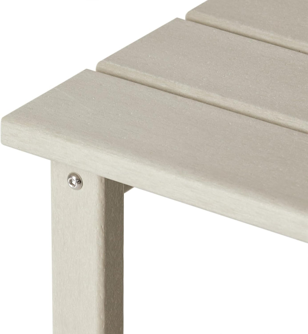 WestinTrends Malibu 14" Square Outdoor Side Table for Adirondack Chair