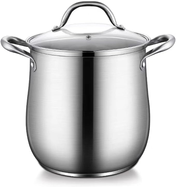 Stainless Steel Stock Pot, 8 Quart Heavy Duty Induction-Compatible by Unknown