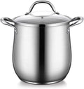 Stainless Steel Stock Pot, 8 Quart Heavy Duty Induction-Compatible by Unknown