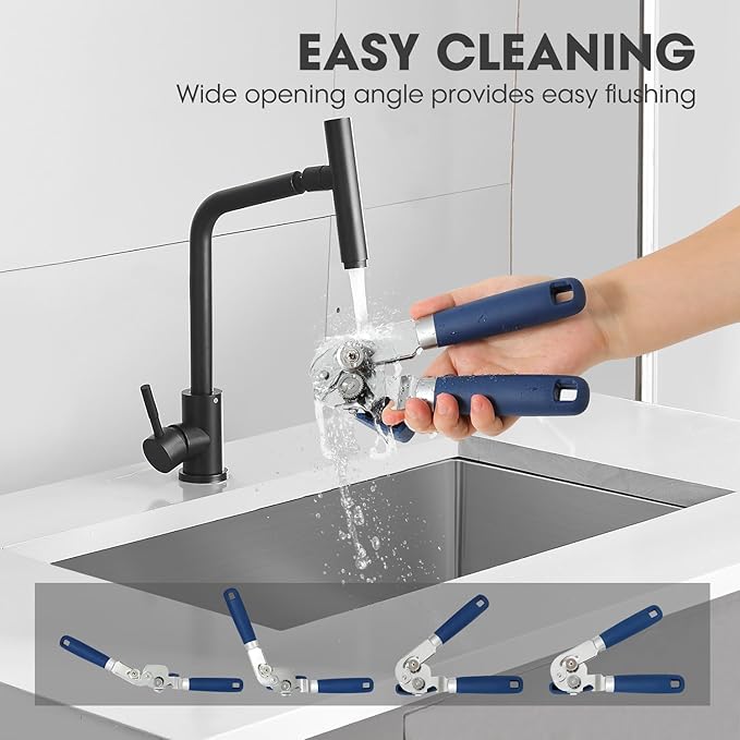 Manual Can Opener, UHIYEE Handheld Can Opener Heavy Duty - Image 7