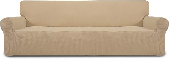 Easy-Going Stretch 4 Seater Sofa Slipcover 1-Piece Sofa Cover Furniture by Easy-Going