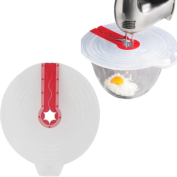 Silicone Mixing Bowl Splatter Guard, Modern Style, Dishwasher & Microwave Safe by wdcfxy