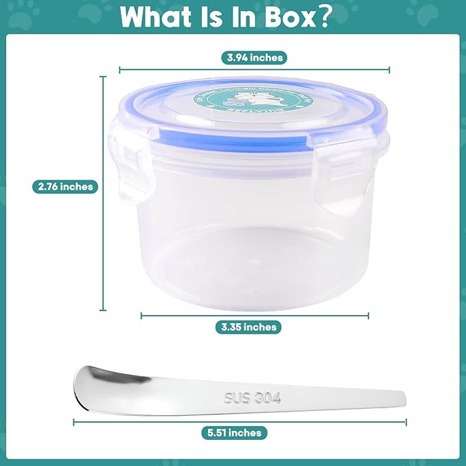 REFLYING Canned Cat Food Storage Lids, Reusable Airtight Can Cover Pet Food - Image 6