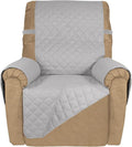 PureFit Reversible Quilted Sofa Cover, Water Resistant Slipcover Furniture by PureFit