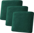 H.VERSAILTEX Velvet Stretch Couch Cushion Cover Plush Cushion Slipcover Cushion by HVERSAILTEX