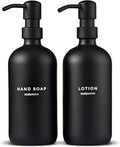 MaisoNovo Soap Dispenser 2-Piece Set | 16.9oz Black Bottles by MaisoNovo-TheArtofSustainableLiving