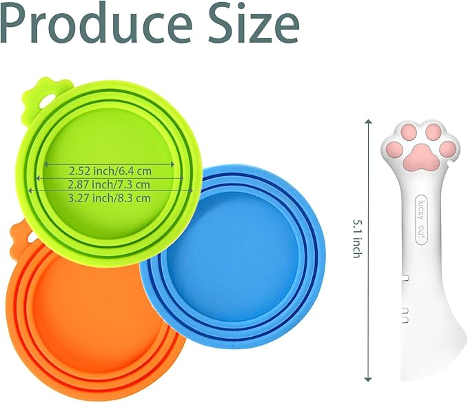 Cat Wet Food Spoon with Can Lids 3 oz - Image 2