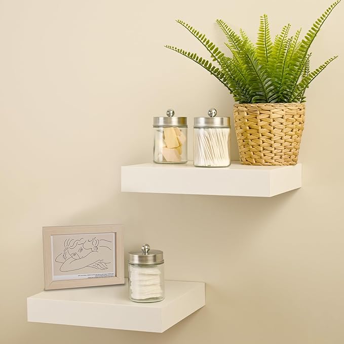 SheeChung 4-Pack Glass Qtip Holder Dispenser - Image 7