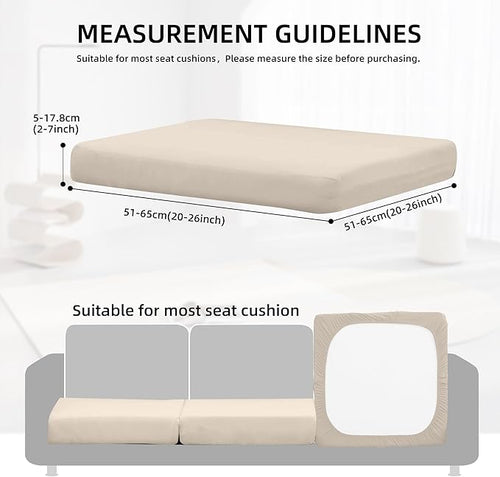 12Pcs Outdoor Cushion Covers, Patio Cushion Covers, Stretch Elastic Slipcovers - Image 2