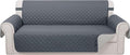 Reversible 4 Seater Sofa Cover 91 Inch Large Couch Cover Furniture Protector by LuxshareHome