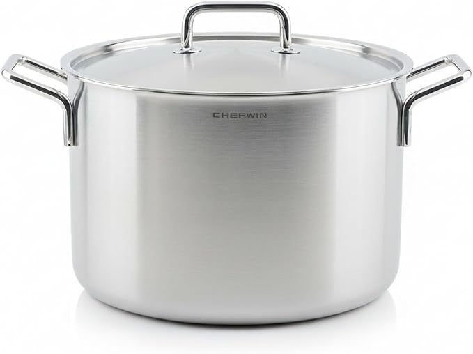 316 Stainless Steel 12.7 Quart Heavy Duty Stock Pot by CHEFWIN