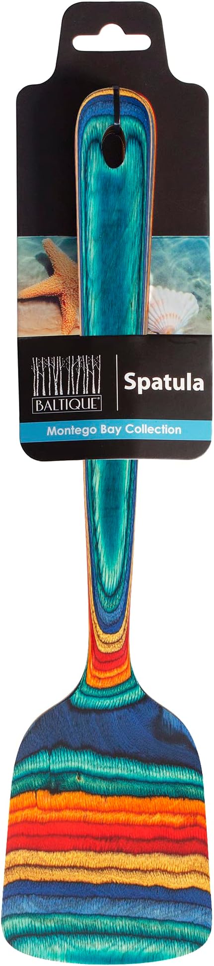Totally Bamboo Baltique Montego Bay Collection 12-1/2" Wooden Spatula, Ready - Image 7