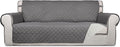 PureFit Reversible Quilted Sofa Cover, Water Resistant Slipcover Furniture by PureFit