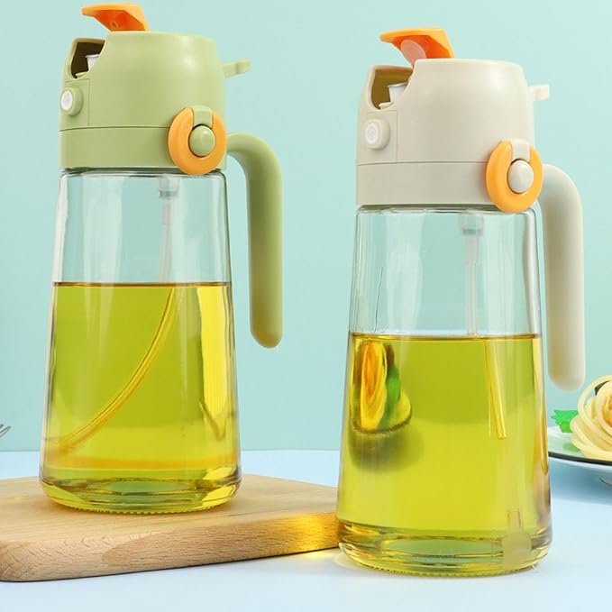 2 In 1 Oil Dispenser And Oil Sprayer, 16 Oz/470 Ml Oil Dispenser - Image 2