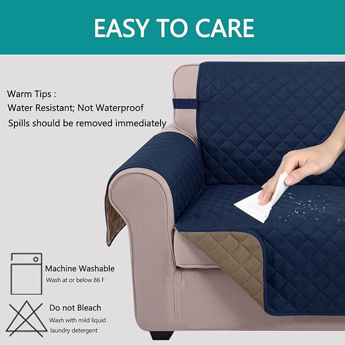 U-NICE HOME Reversible Sofa Cover Couch Cover - Image 5