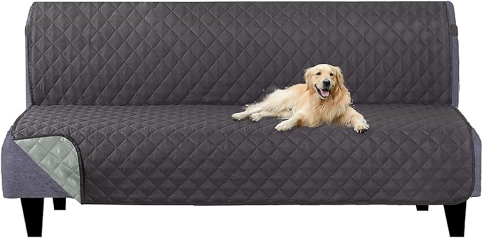 U-NICE HOME Futon Sofa Covers Reversible Sofa Slipcover Armless Cover Furniture by U-NICEHOME