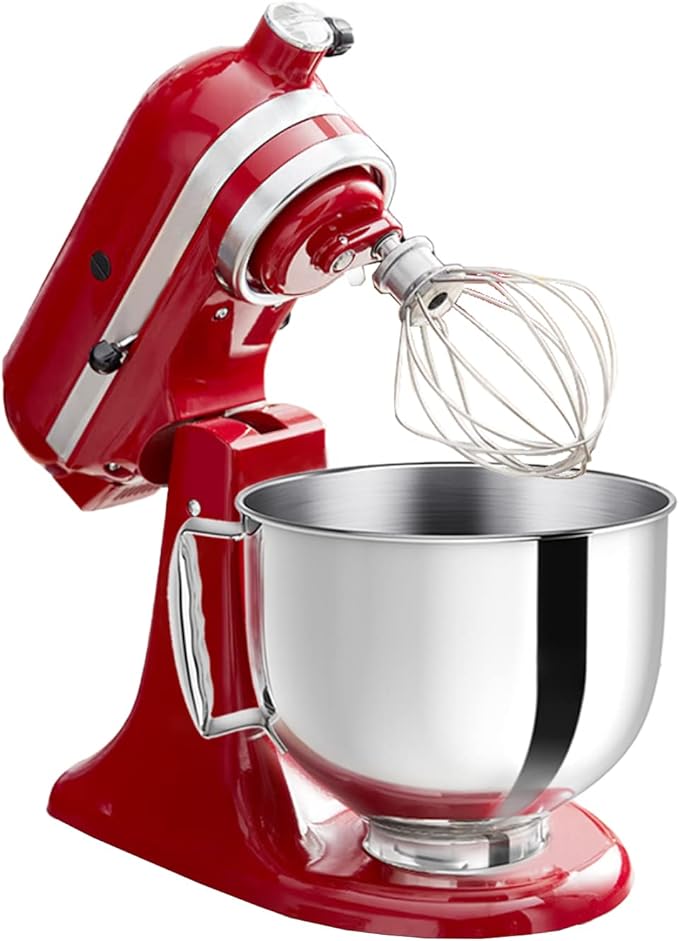 Stainless Steel Mixer bowl Fit for KitchenAid Artisan&Classic Series 4.5-5 QT - Image 2