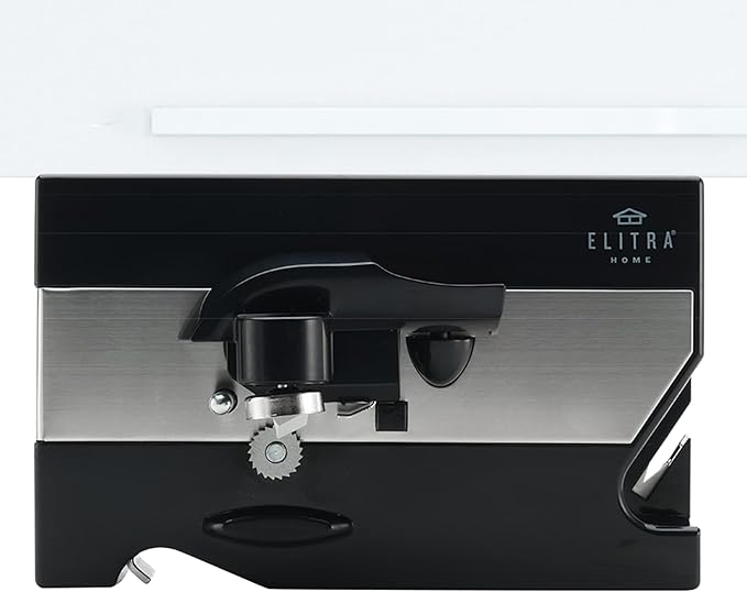 ELITRA HOME 3 in 1 Under the Cabinet Electric Can Opener, Blade Sharpener by ELITRAHOME