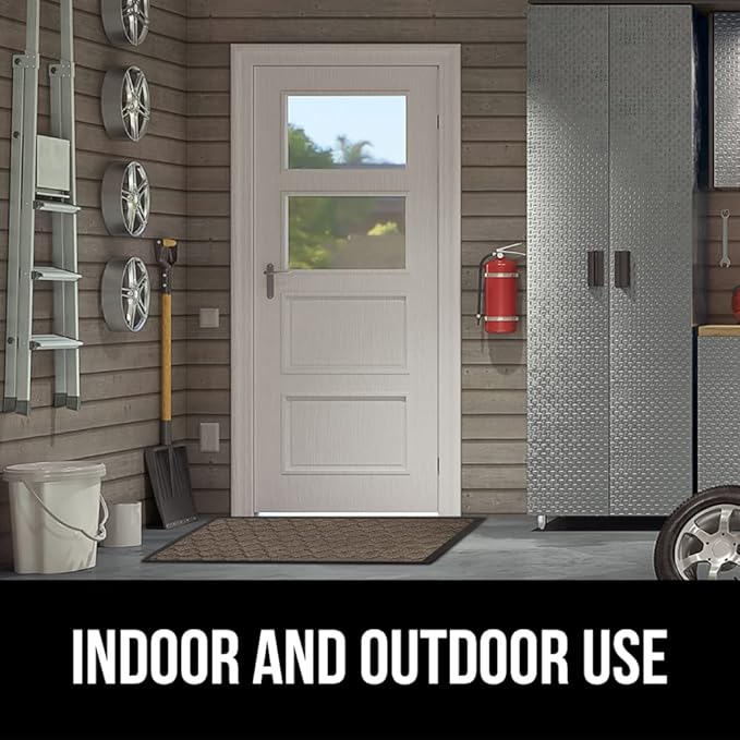 GORILLA GRIP 100% Waterproof All-Season WeatherMAX Doormat 35x23, US Designed - Image 10