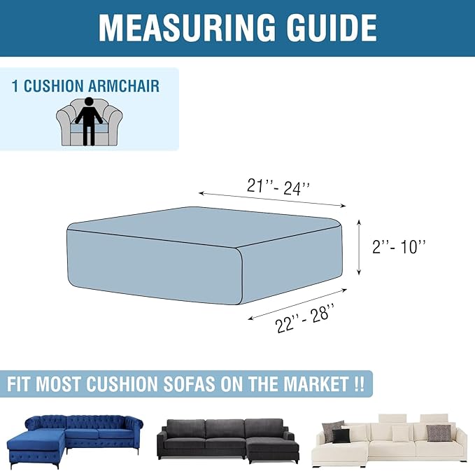 Couch Cover Stretch Velvet Sofa Cushion Cover 1-Piece - Image 2