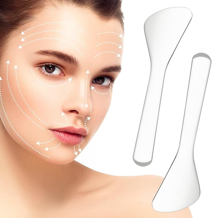 Pndeyo 3pcs Mini Stainless Steel Makeup Spatula, Reusable Cosmetic Cream - Image 5