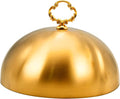 Gold Stainless Steel Food Dome Cover Food Protecting Dome Cover Serving Plate by Aynaxcol