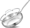 LOLYKITCH 8 Inch Tri-ply Stainless Steel Frying Pan by LolyKitch