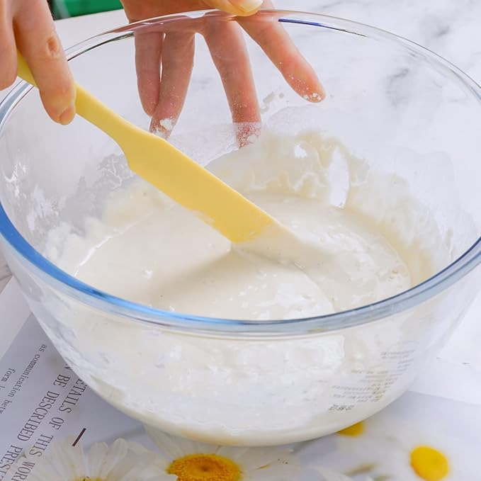 4pcs Silicone Spatula Set Heat Resistant Cake Cream Butter Spatulas Mixing - Image 6
